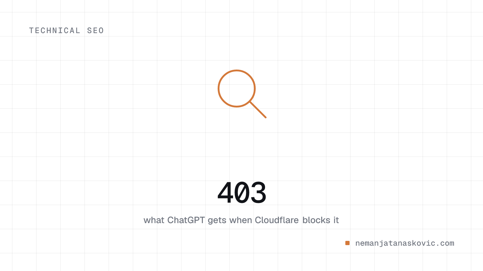 Is Your Site Blocking ChatGPT? The Cloudflare AI-Crawler Trap